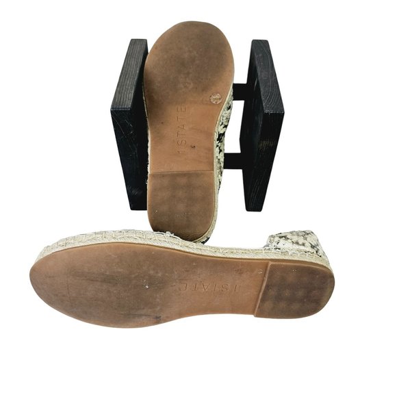 1.STATE Women's White Dela Espadrille Flat 8M EUC - Picture 9 of 9